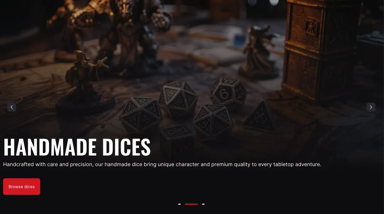 Pełnoekranowy banner w szablonie Geekz