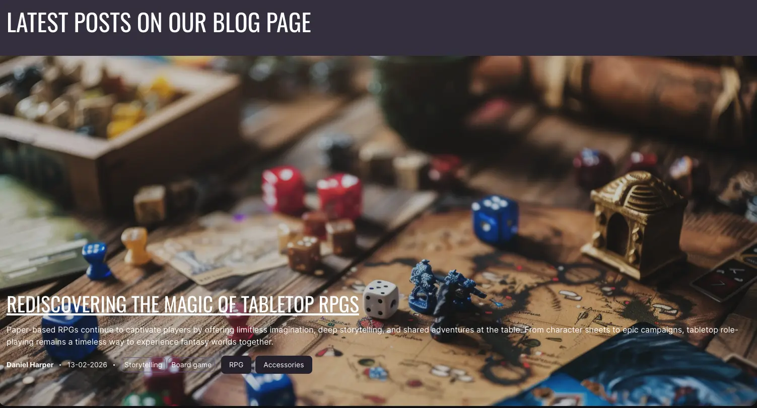 Magazynowy wyróżniony wpis blogowy
